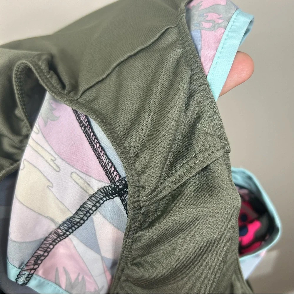 Dri-Fit multicolor shorts with build-in underwear Sz M - Picture 2 of 6